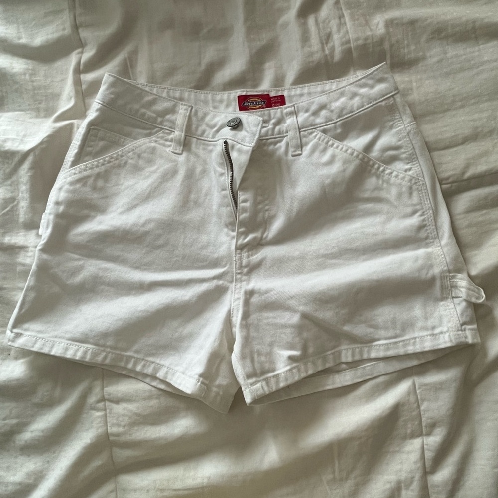 dikies white shorts from tillys